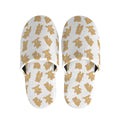 Cartoon Teddy Bear Pattern Print Slippers