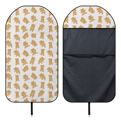 Cartoon Teddy Bear Pattern Print Waterproof Car Seat Cover