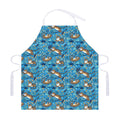Cartoon Tiger Pattern Print Adjustable Apron