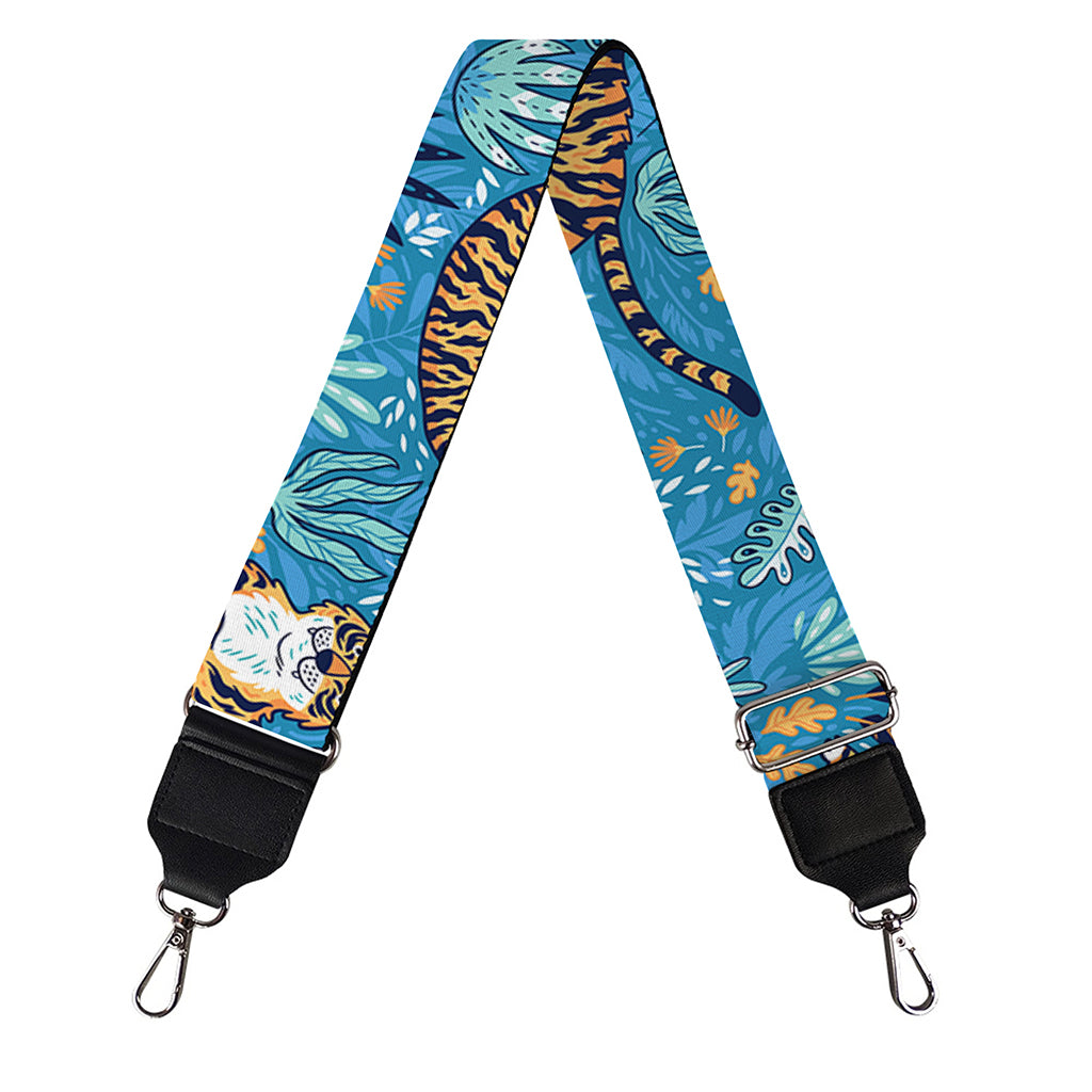 Cartoon Tiger Pattern Print Bag Strap