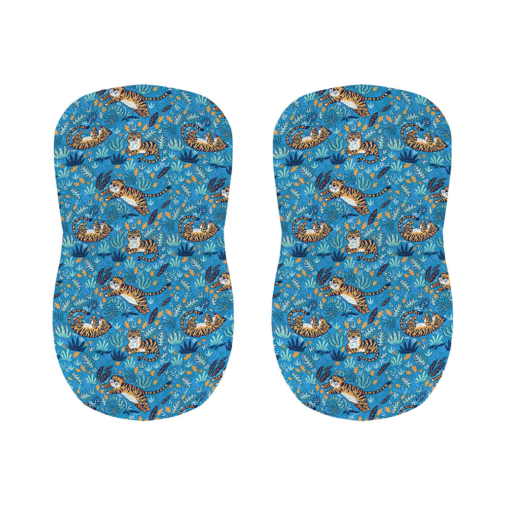 Cartoon Tiger Pattern Print Bar Stool Covers