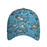 Cartoon Tiger Pattern Print Baseball Cap