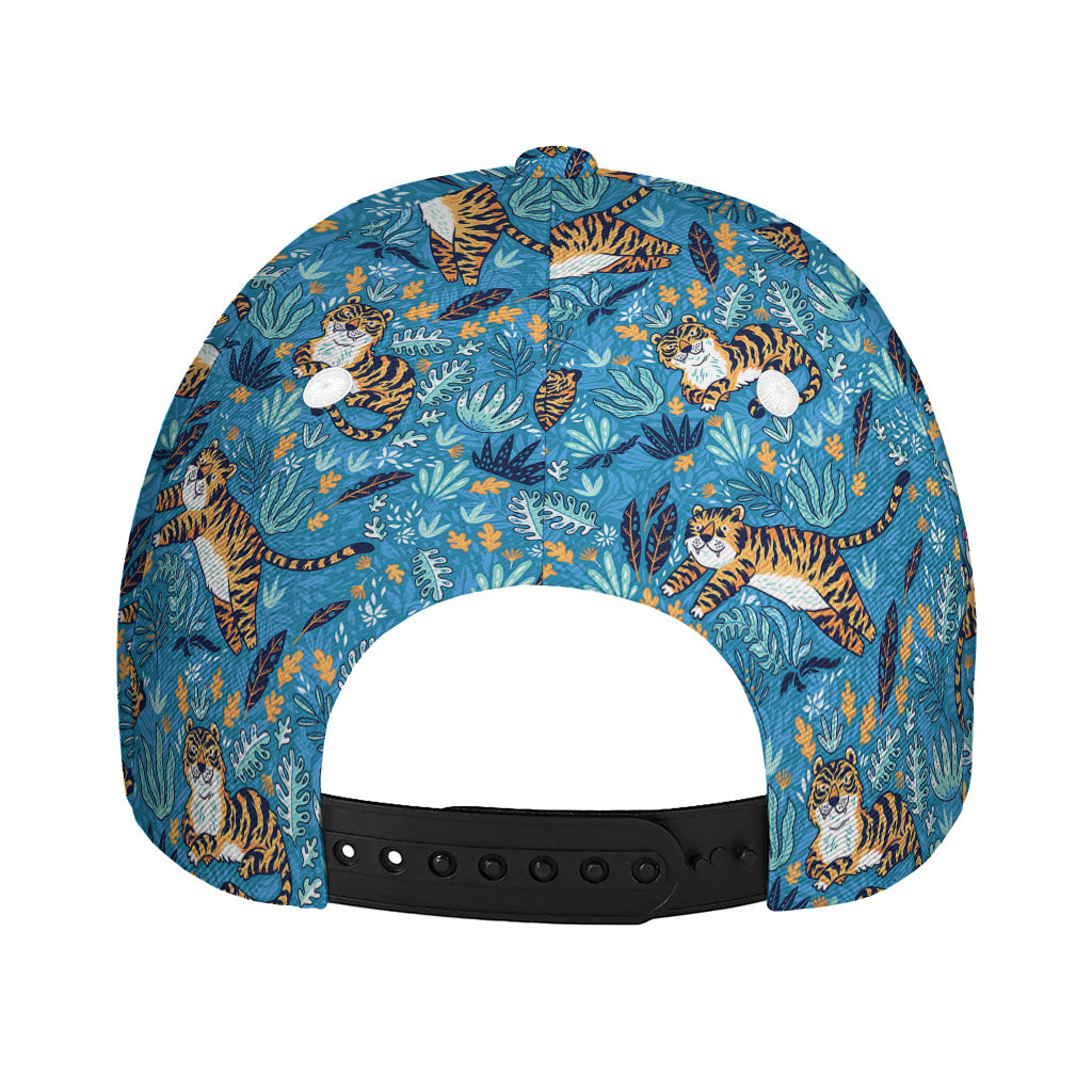 Cartoon Tiger Pattern Print Baseball Cap