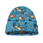 Cartoon Tiger Pattern Print Beanie