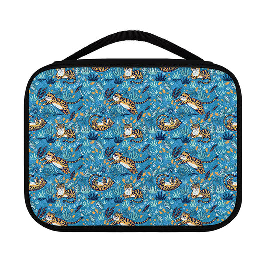 Cartoon Tiger Pattern Print Classic Bible Case