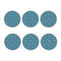 Cartoon Tiger Pattern Print Coaster Set