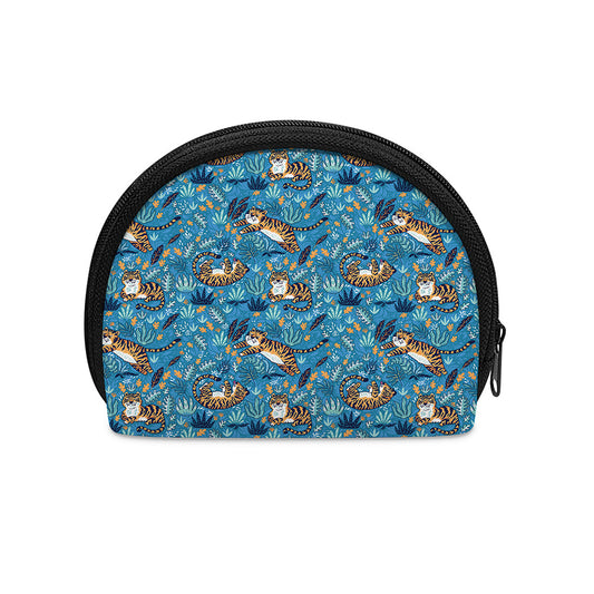 Cartoon Tiger Pattern Print Coin Purse