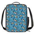 Cartoon Tiger Pattern Print Crossbody Lunch Bag