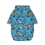 Cartoon Tiger Pattern Print Dog Zip Up Hoodie