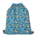 Cartoon Tiger Pattern Print Drawstring Bag