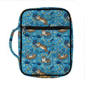 Cartoon Tiger Pattern Print Front Pocket Bible Bag