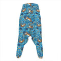 Cartoon Tiger Pattern Print Hammer Pants