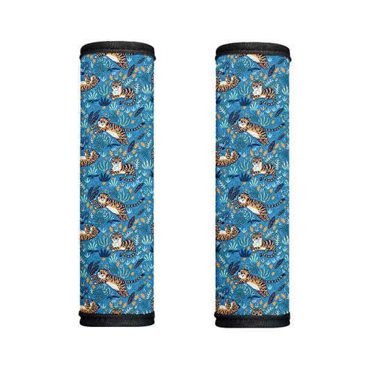 Cartoon Tiger Pattern Print Handle Covers