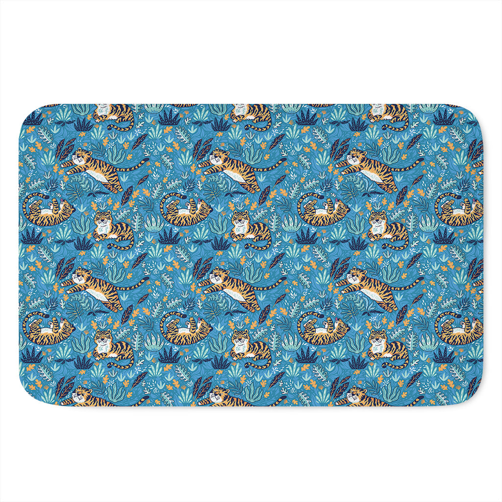 Cartoon Tiger Pattern Print Indoor Door Mat