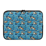 Cartoon Tiger Pattern Print Laptop Sleeve