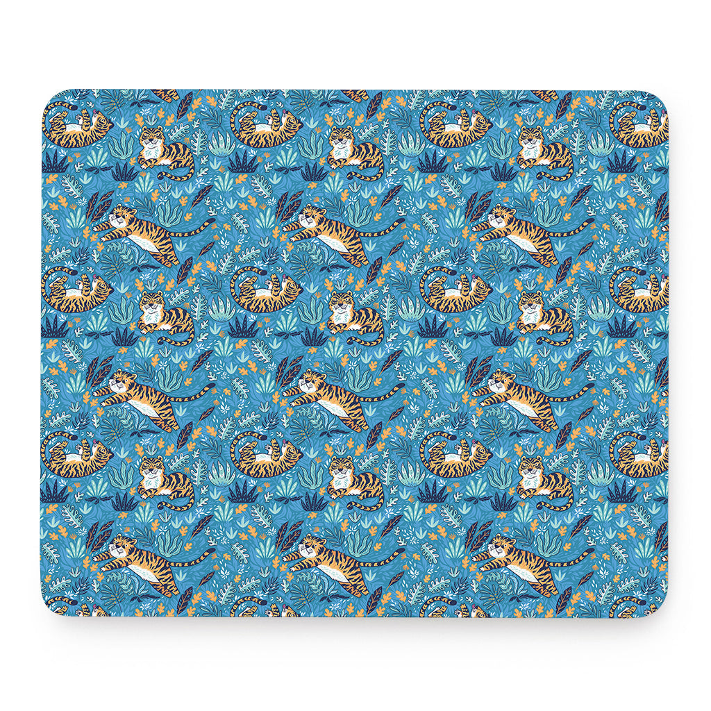 Cartoon Tiger Pattern Print Mouse Pad