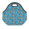 Cartoon Tiger Pattern Print Neoprene Lunch Bag