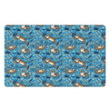 Cartoon Tiger Pattern Print Polyester Doormat