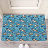 Cartoon Tiger Pattern Print Rubber Doormat