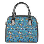 Cartoon Tiger Pattern Print Shoulder Handbag