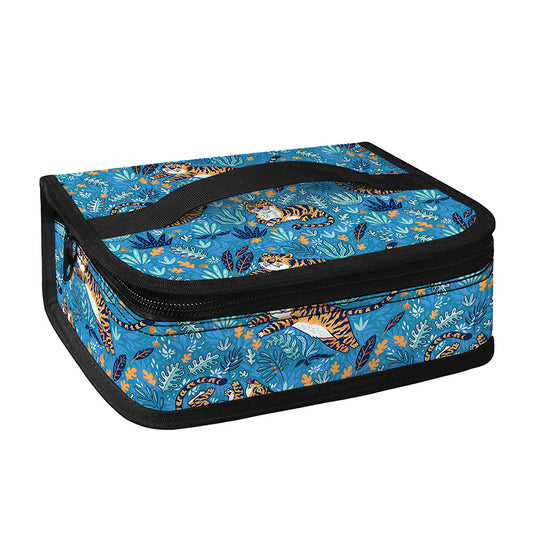 Cartoon Tiger Pattern Print Small Lunch Bag