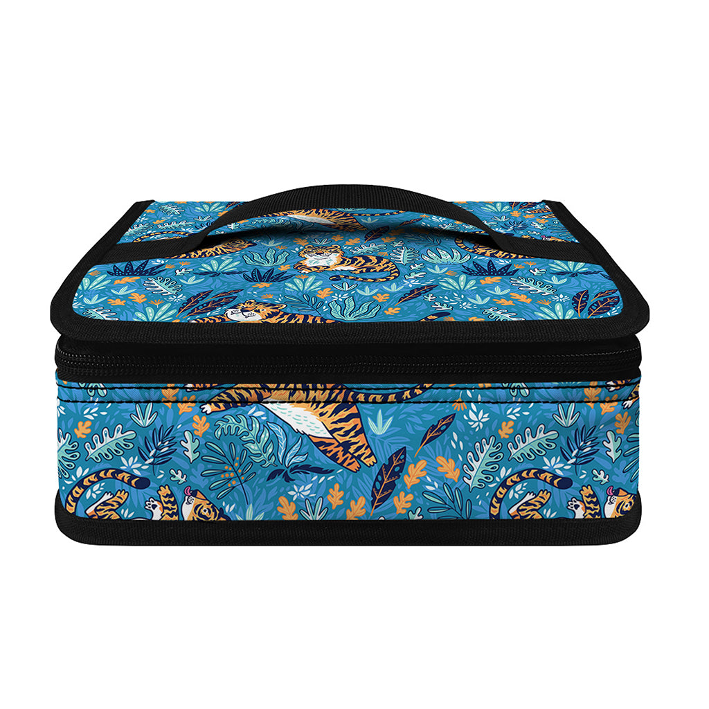 Cartoon Tiger Pattern Print Small Lunch Bag