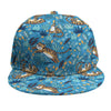 Cartoon Tiger Pattern Print Snapback Cap