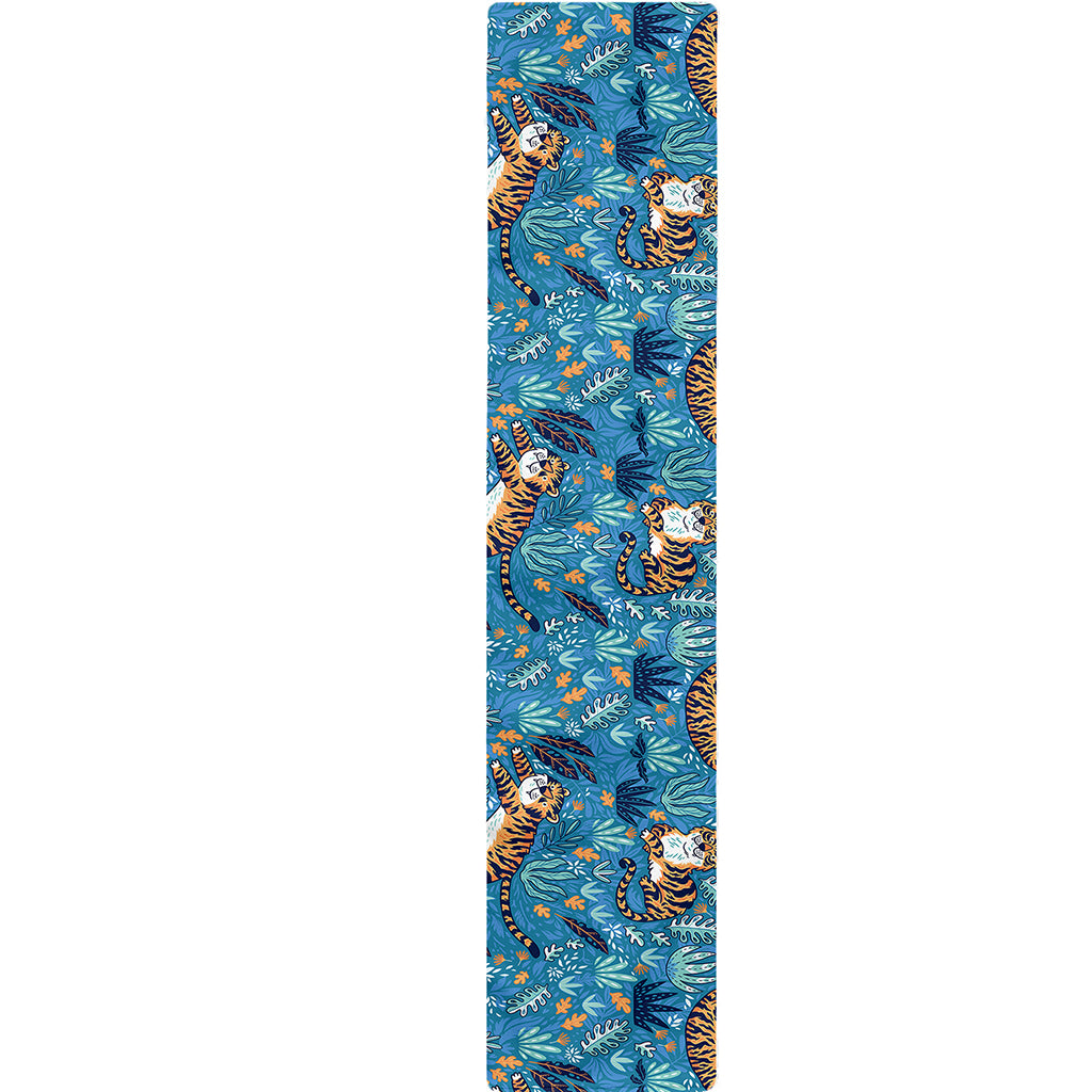 Cartoon Tiger Pattern Print Table Runner
