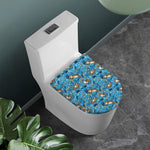 Cartoon Tiger Pattern Print Toilet Lid Cover