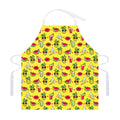 Cartoon Tropical Pattern Print Adjustable Apron