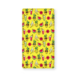 Cartoon Tropical Pattern Print Baby Crib Sheet
