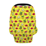 Cartoon Tropical Pattern Print Baby Seat Cover