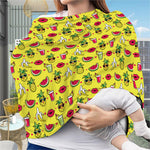Cartoon Tropical Pattern Print Baby Seat Cover