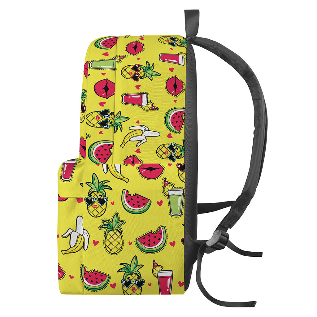 Cartoon Tropical Pattern Print Backpack