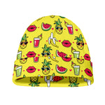 Cartoon Tropical Pattern Print Beanie