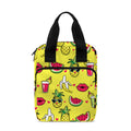 Cartoon Tropical Pattern Print Bible Tote Bag