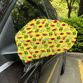 Cartoon Tropical Pattern Print Car Side Mirror Covers