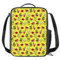 Cartoon Tropical Pattern Print Crossbody Lunch Bag