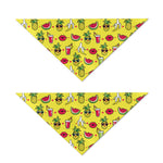 Cartoon Tropical Pattern Print Dog Bandana