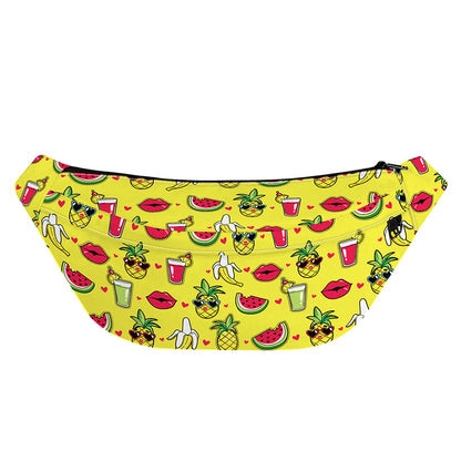 Cartoon Tropical Pattern Print Fanny Pack