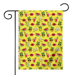 Cartoon Tropical Pattern Print House Flag