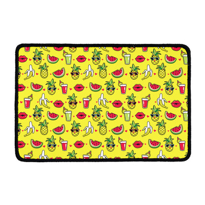 Cartoon Tropical Pattern Print Kitchen Mat