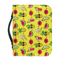 Cartoon Tropical Pattern Print Leather Bible Cover