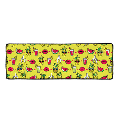 Cartoon Tropical Pattern Print Long Kitchen Mat