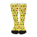 Cartoon Tropical Pattern Print Long Socks