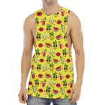 Cartoon Tropical Pattern Print Men's Muscle Tank Top
