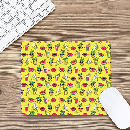Cartoon Tropical Pattern Print Mouse Pad