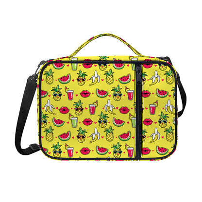 Cartoon Tropical Pattern Print Shoulder Strap Bible Bag