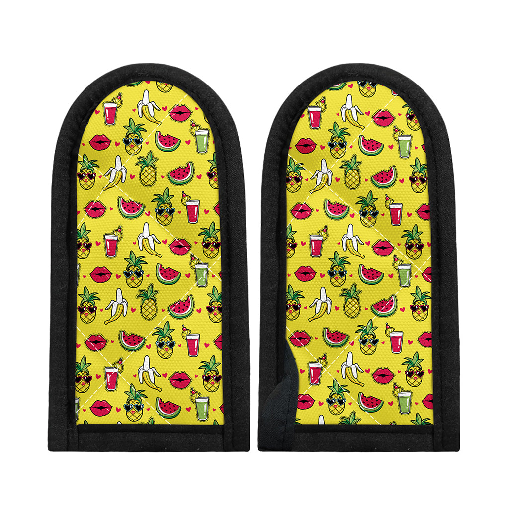 Cartoon Tropical Pattern Print Skillet Handle Cover