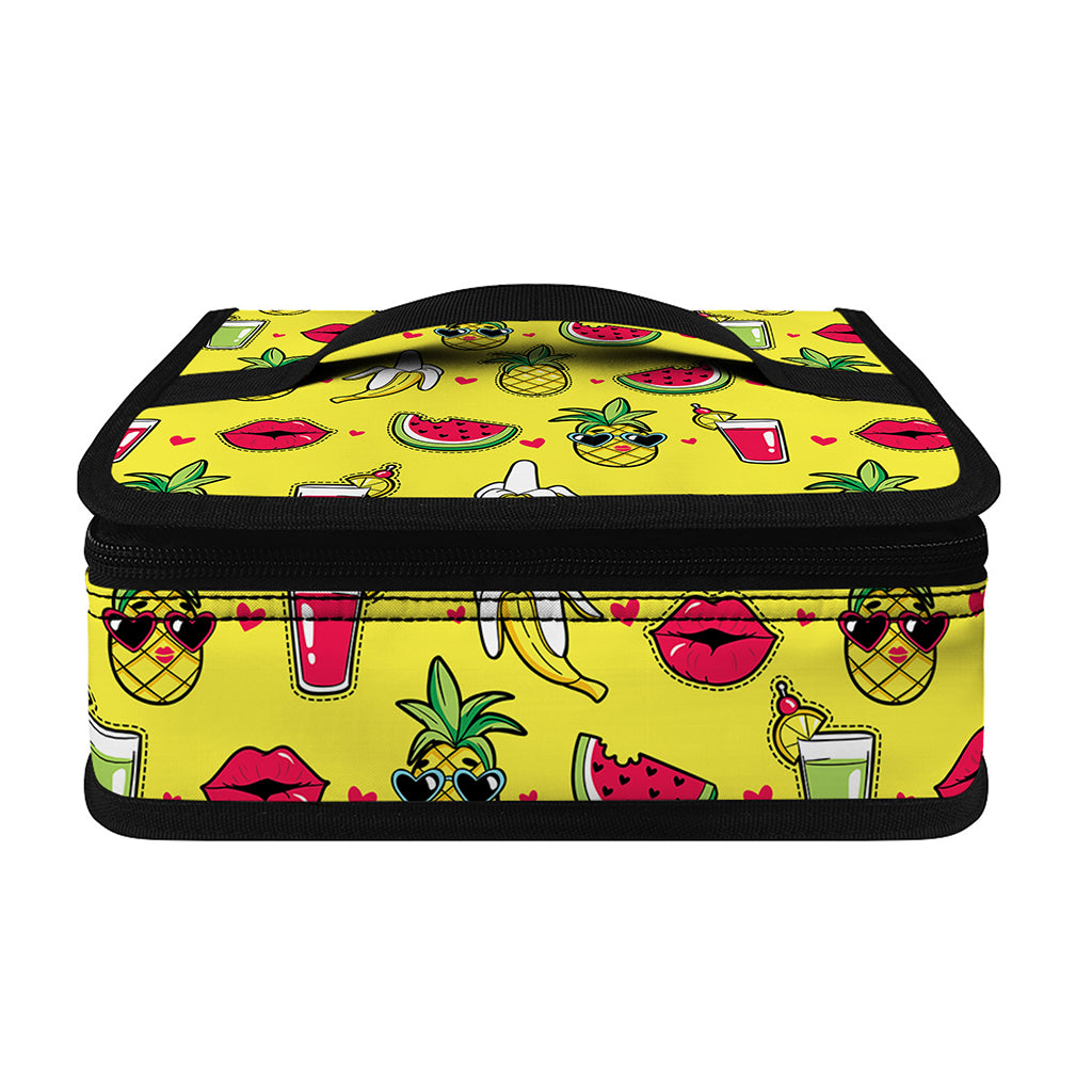 Cartoon Tropical Pattern Print Small Lunch Bag